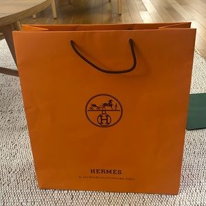 Large Hermes Shopping Bag